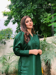 Green 2pc “Silk Luxe”