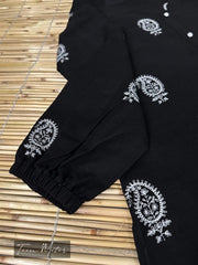 Black 3pc Khaddar