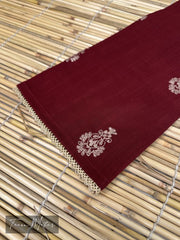 Maroon 2pc Khaddar