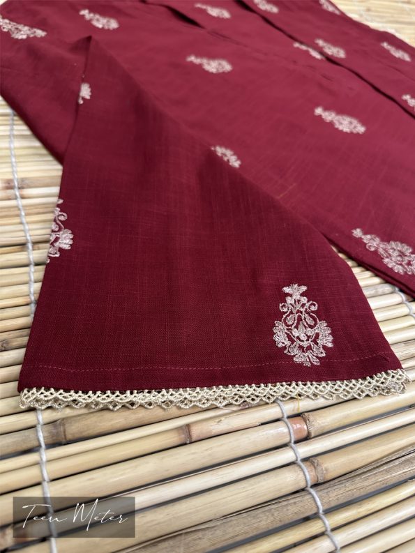 Kadder Color Maroon 2pc Khadder – Teen Meter