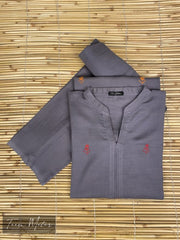 Grey 2pc Khaddar