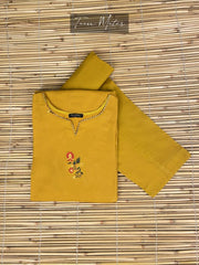 Mustard 2pc Emb