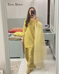 Gold “ Raw silk”